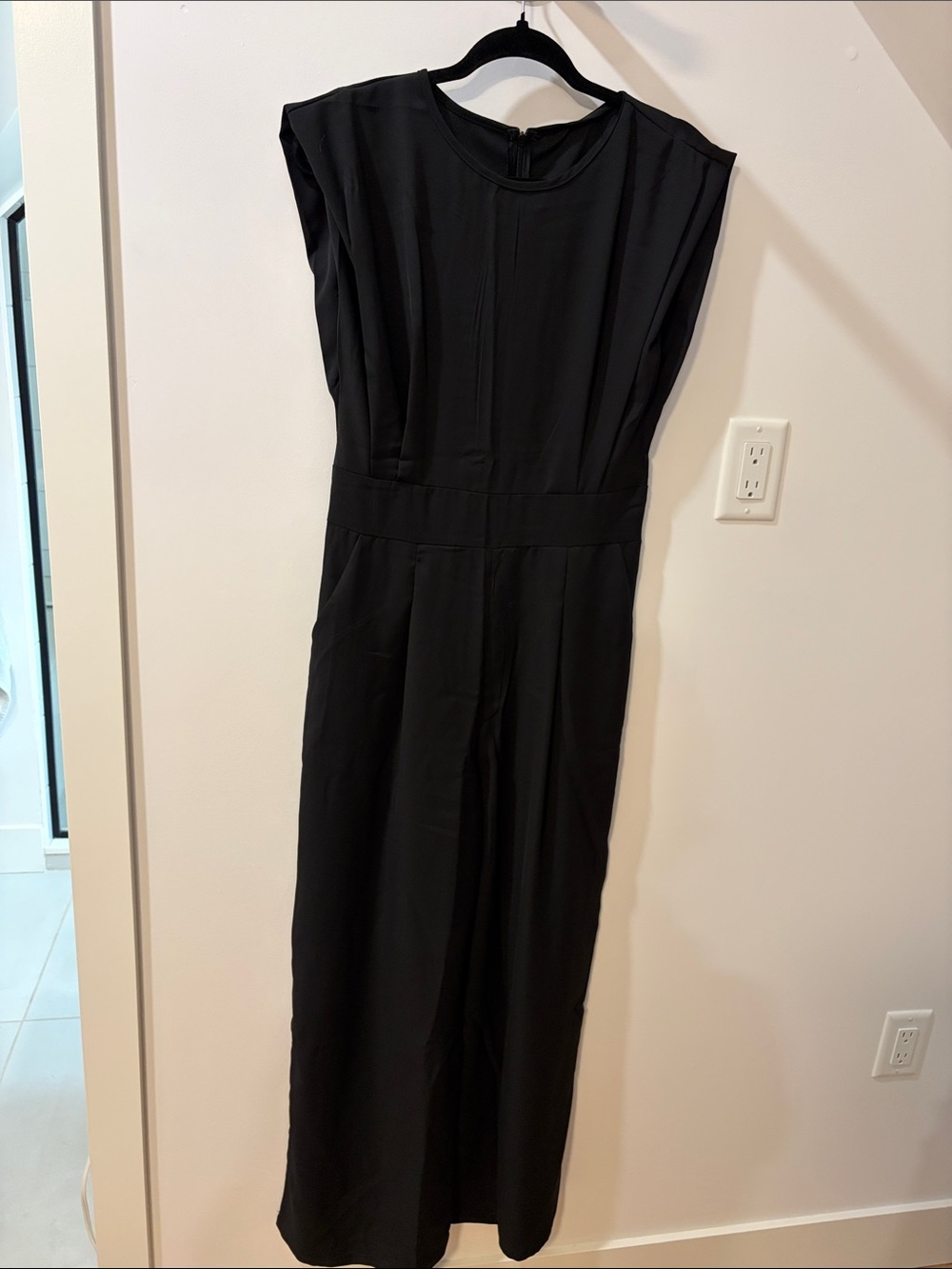 Classic Black Sleeveless Jumpsuit